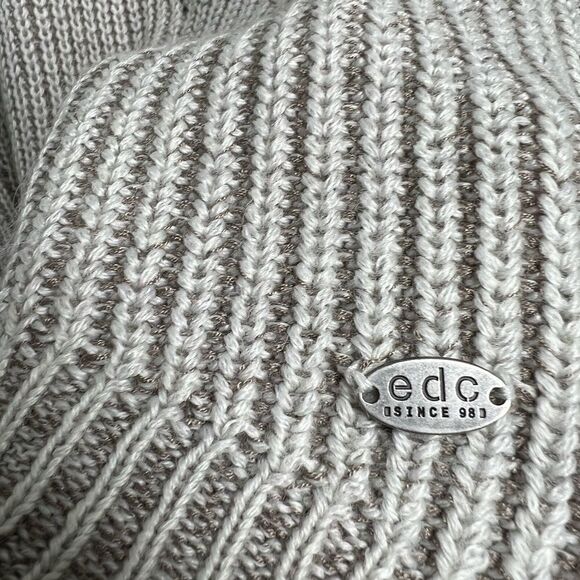 Long Knit sweater EDC size S oversized 33% wool NWOT - Picture 4 of 16